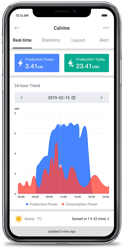 Smartphone_APP_Solarman_Smart Smartphone mit App Solarman Smart